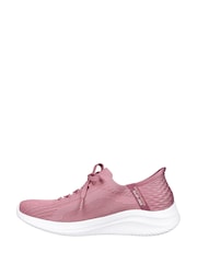 Skechers Pink Wide Fit Slipins Ultra Flex 3.0 Brilliant Path Trainers - Image 2 of 5