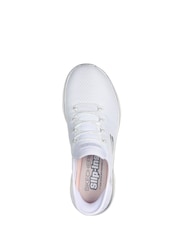 Skechers White Wide Fit Slip-ins Summits Diamond Dream Trainers - Image 4 of 5