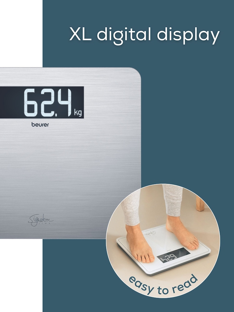 Beurer Stainless Steel Signature Line Digital Bathroom Scale GS405 - Image 2 of 4