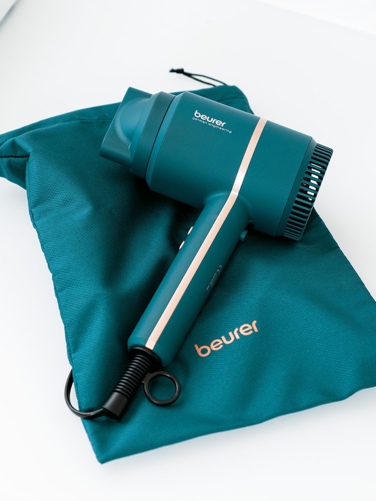 Beurer Blue Compact Hair Dryer HC35 - Image 1 of 5 Beurer Blue Compact Hair Dryer HC35 - Image 1 of 5