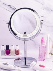 Beurer Silver Tone Illuminated Cosmetic Mirror BS55 - Image 1 of 3