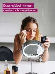 Beurer Silver Tone Illuminated Cosmetic Mirror BS55 - Image 2 of 3