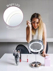 Beurer Silver Tone Illuminated Cosmetic Mirror BS55 - Image 3 of 3