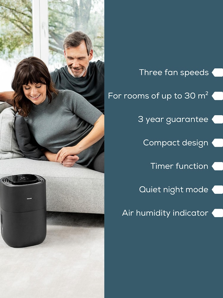 Beurer Black Air Humidifier LB300 Plus - Image 6 of 6