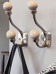 Laura Ashley Pale Slate Bertie Double Hooks - Image 1 of 3