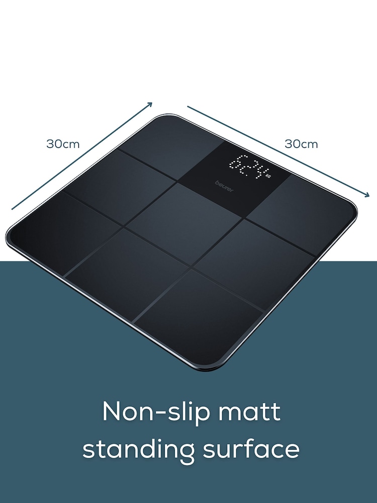 Beurer Black Digital Bathroom Scale GS235 - Image 4 of 4