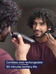 Beurer Black MenCare Beard Trimmer - Image 3 of 5