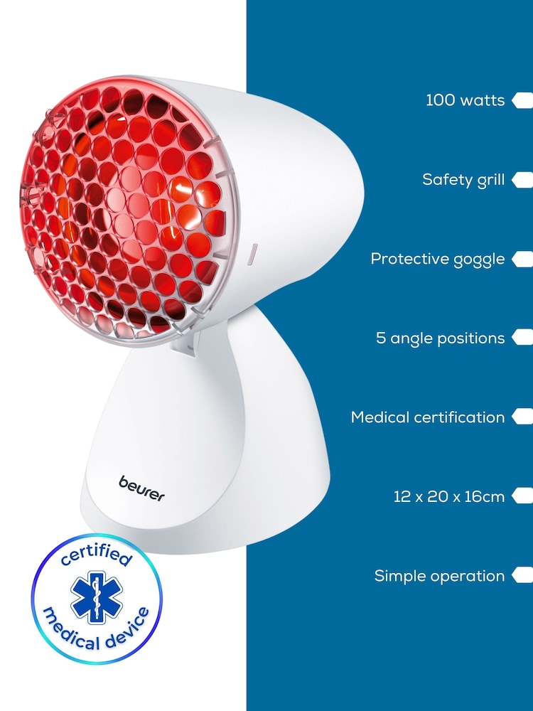 Beurer White Infrared Heat Lamp IL11 - Image 6 of 6