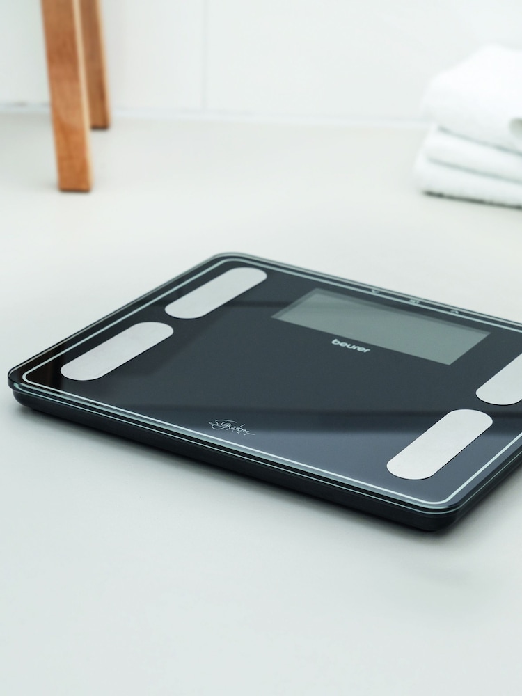 Beurer Black Signature Line Body Analysis Bathroom Scale BF400 - Image 1 of 5 Beurer Black Signature Line Body Analysis Bathroom Scale BF400 - Image 1 of 5