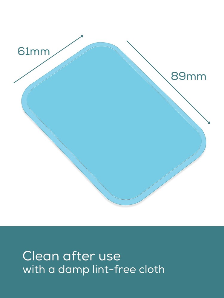 Beurer Blue Menstrual Relax TENS Pad EM55 Replacement Gel Pads - Image 2 of 3