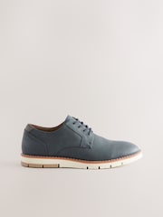 Navy Blue Sports Wedges Shoes - Image 3 of 6