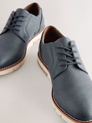 Navy Blue Sports Wedges Shoes - Image 4 of 6