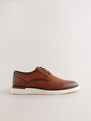 Tan Brown Sports Wedge Shoes - Image 2 of 6
