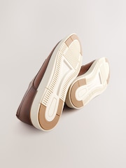 Tan Brown Sports Wedge Shoes - Image 6 of 6
