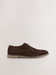 Brown Smart Casual Derby Shoes - Image 2 of 6
