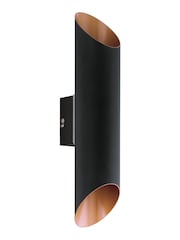 Eglo Black/Copper Agolada Outdoor Wall Light - Image 2 of 3