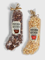 Popcorn Kitchen Gourmet Popcorn Festive Stocking Drink Gift - Image 1 of 3