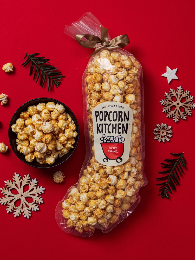 Popcorn Kitchen Gourmet Popcorn Festive Stocking Drink Gift - Image 2 of 3
