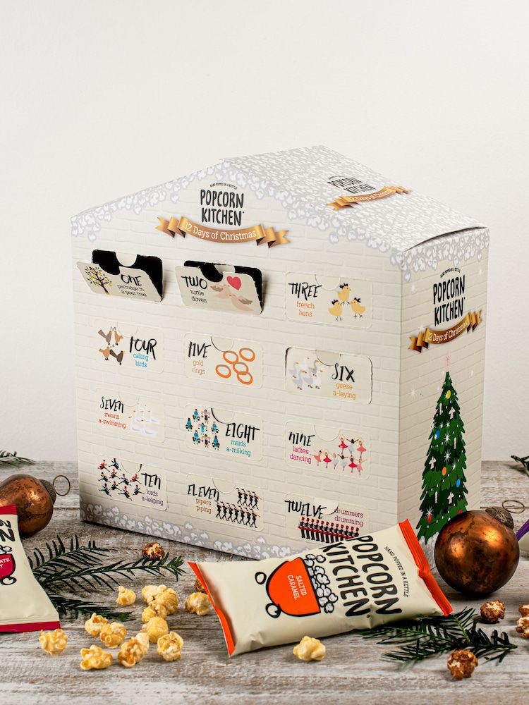 Popcorn Kitchen 12 Days of Christmas Popcorn Advent Calendar - Image 1 of 2