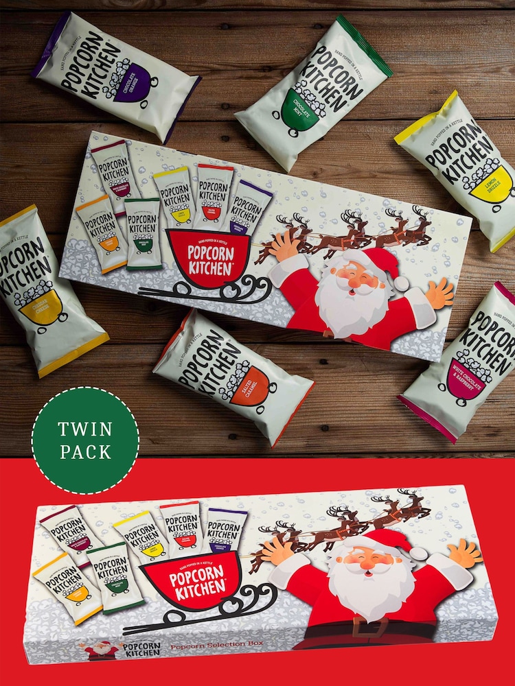Popcorn Kitchen Festive Popcorn Selection Box - Image 1 of 3