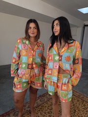 Never Fully Dressed Multi 100% Cotton Pyjamas Shorts Set - Image 3 of 8