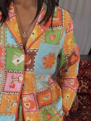 Never Fully Dressed Multi 100% Cotton Pyjamas Shorts Set - Image 4 of 8