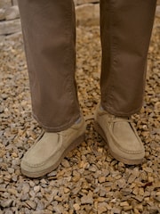 Stone Suede Apron Shoes - Image 1 of 7