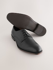 Black Saffiano Leather Derby Shoes - Image 5 of 5