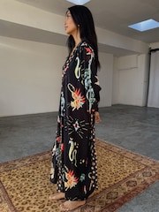 Халат макси Never Fully Dressed атлас - Image 4 of 5