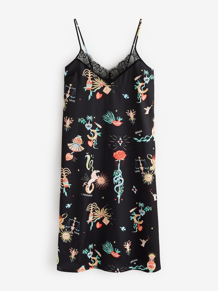 Never Fully Dressed Black Slip Maxi - Image 6 of 6