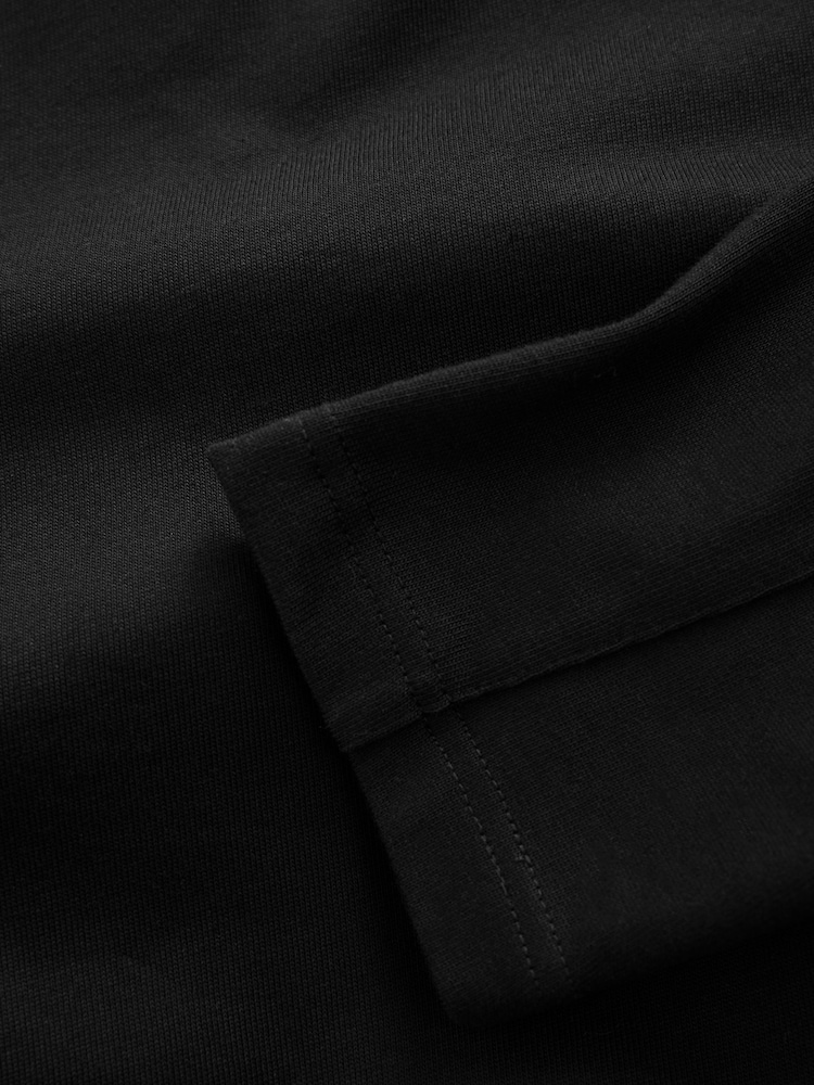 črna - EDIT Relaxed Fit dolg rokav; z dolgimi rokavi Heavyweight 100% Cotton majica - Slika 8 iz 8 črna - EDIT Relaxed Fit dolg rokav; z dolgimi rokavi Heavyweight 100% Cotton majica - Slika 8 iz 8