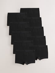 Black Short Briefs 10 Pack (2-16yrs) - Image 1 of 14