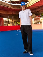 White EDIT Cropped Fit Heavyweight 100% Cotton T-Shirt - Image 2 of 7