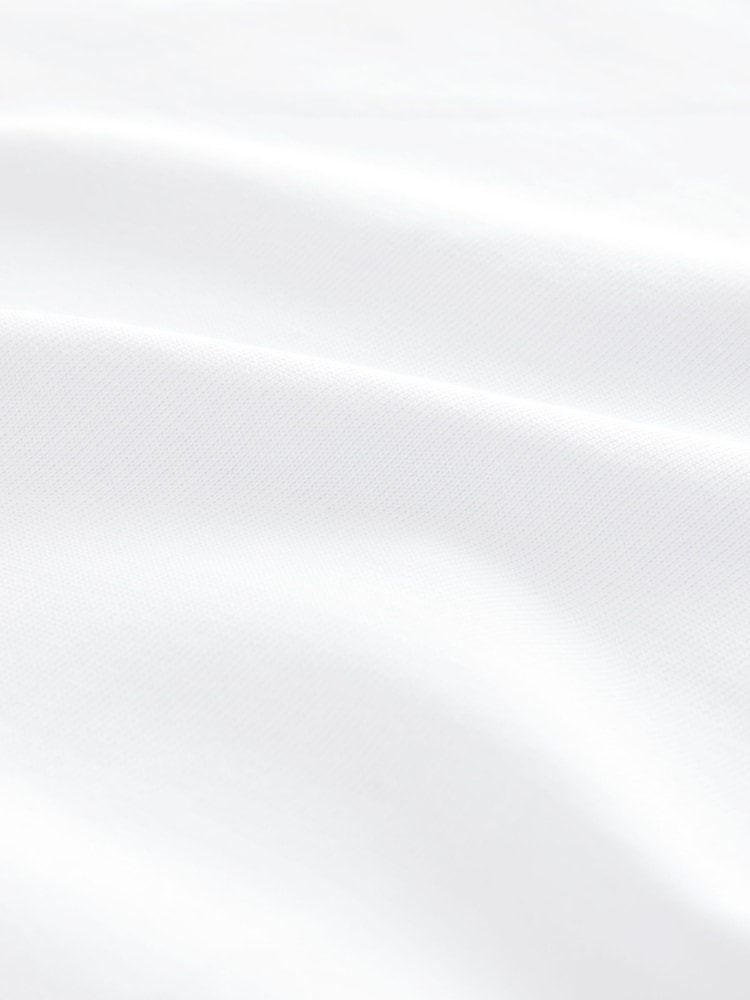 White EDIT Cropped Fit Heavyweight 100% Cotton T-Shirt - Image 7 of 7
