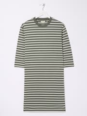 FatFace Green Mia Stripe Jersey Dress - Image 1 of 1