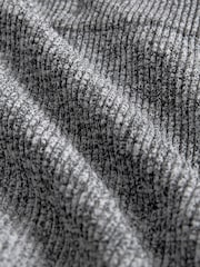 Marl gris - Côtelé sans couture Taille haute Leggings - Image 6 of 6
