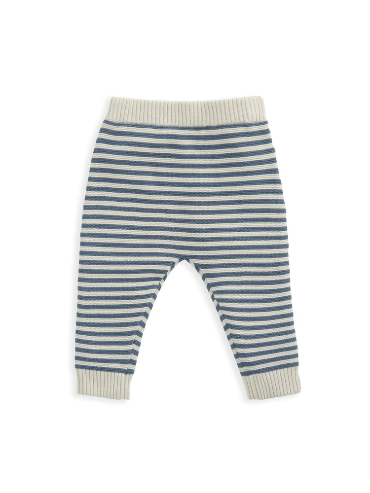 Mamas & Papas 100% Cotton Stripe Knit Jumper And Leggings Set - Image 9 of 9