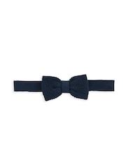 Mamas & Papas Blue 100% Cotton Bow Tie Braces Bodysuit & Trousers Outfit Set - Image 6 of 6