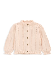 Mamas & Papas – rosa Strickjacke aus 100 % Baumwolle - Bild 2 von 2