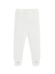 Mamas & Papas 100% algodão bordado branco malha 2 Pieces Set - Imagem 5 de 5