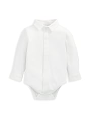 Mamas & Papas – Set aus Hose und Body aus 100 % Baumwolle mit Karomuster, Blau - Bild 3 von 4