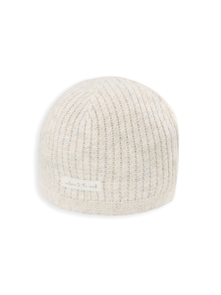 Conjunto de gorro con diseño "Welcome To The World" y botines de punto de Mamas & Papas - Imagen 2 de 5