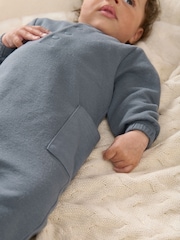 Mamas & Papas Modra Žepna jopica Romper - Slika 4 iz 7