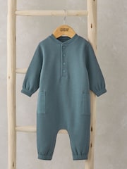 Mamas & Papas Modra Žepna jopica Romper - Slika 5 iz 7
