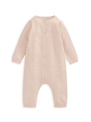 Mamas & Papas rožnata 100% bombažna pletena jopa - Slika 6 iz 6