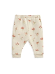 Mamas & Papas Pink Watercolour Floral Bodysuit And Joggers Set - Image 7 of 7