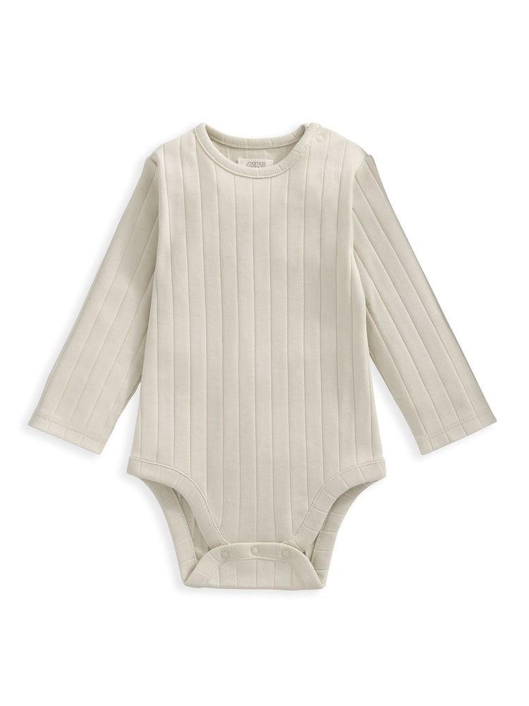 Mamas & Papas 100% Cotton Duckling Brown Bodysuit Leggings And Hat Set - Image 6 of 8