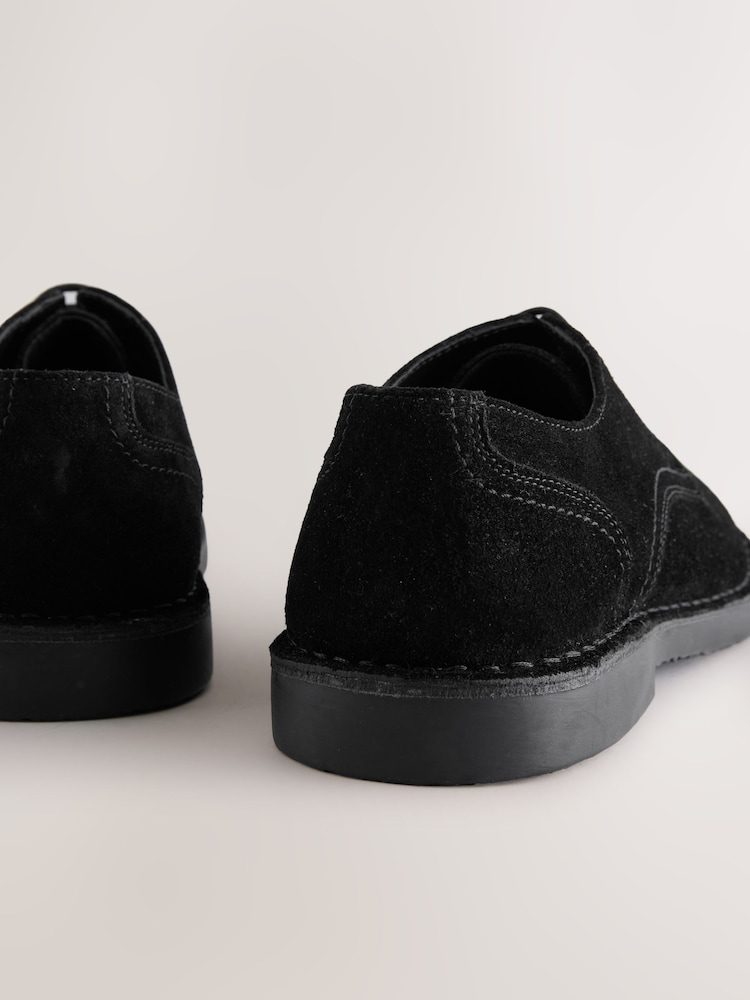 Black Suede Desert Shoes - Image 4 of 5