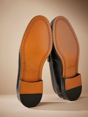 črna - Signature Leather Sole Woven Loafers - Slika 5 iz 5