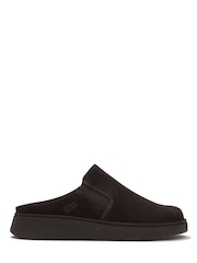 FitFlop Brown Gen-FF Elasticated Suede Mules - Image 1 of 4